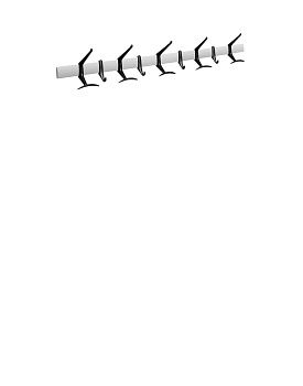 Вешало Hanger 90 Cm (чёрное) 8174/09