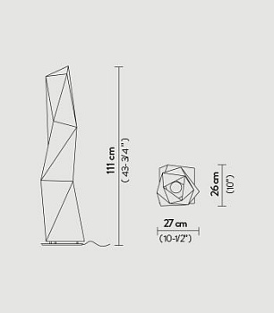 Slamp Торшер DIAMOND DIA39PFO0003J