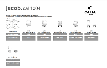 Кресло поворотное Jacob