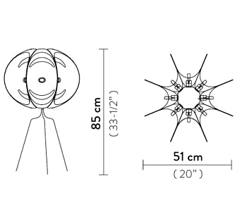 Slamp Светильник ATLANTE ATLTM00FUM00000000EU