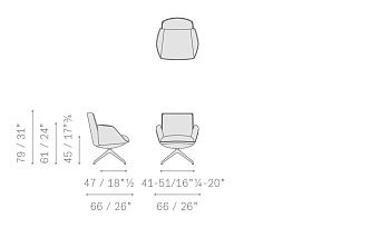 Стул Cercle 660x660x790
