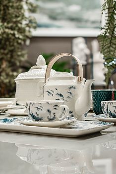 Чайник Les Depareillees Blue Восточный пейзаж 0,9L 1849CTJA00