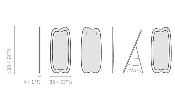 Зеркало округлое Squash 2