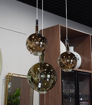 Подвес SKY FALL round medium bronzo lucido