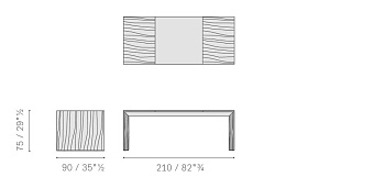 Письменный стол прямоугольный Ceo Cube