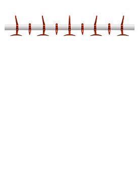 Вешало Hanger 90 Cm (красное) 8174/71