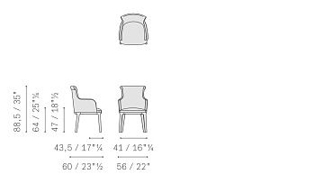 Стул Diva 600x560x885