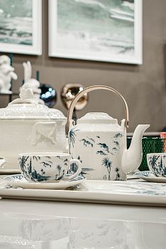 Чайник Les Depareillees Blue Восточный пейзаж 0,9L 1849CTJA00