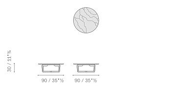 Кофейный столик круглый Fidelio