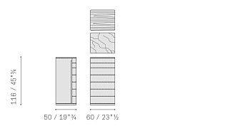 Комод Fidelio 500x600x1160