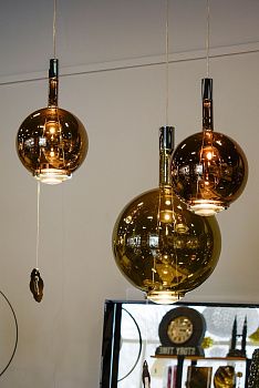 Подвес SKY FALL round large salvia dorata