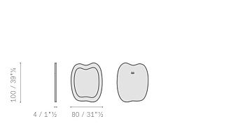 Зеркало округлое Squash 1