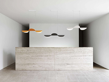 Люстра Almendra Linear Bay Blue Metallized