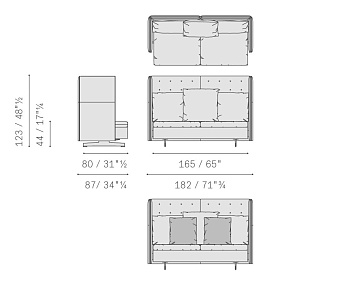 Диван GranTorino HB