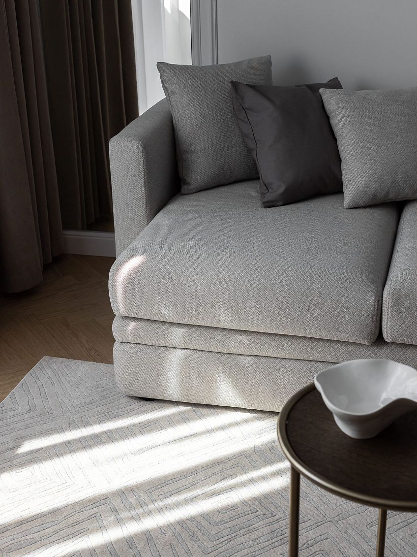 Светлая квартира 58 м² в Москве ЖК «Воробьев дом»