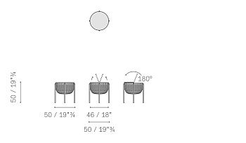 Журнальный стол круглый Cestlavie