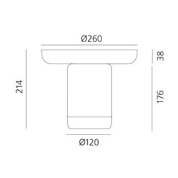 Настольная лампа Bontа беспроводная 0150160A