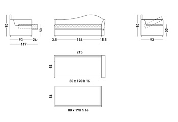 Диван-кровать Dalila