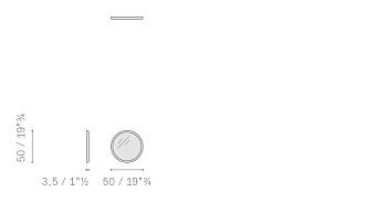 Зеркало круглое Duo