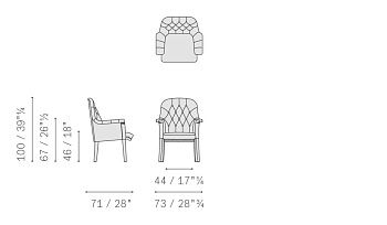 Стул Oxford 710x730x1000