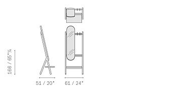 Зеркало овальное Ren