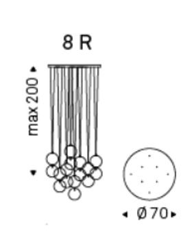 Светильник Apollo S8R Transparente