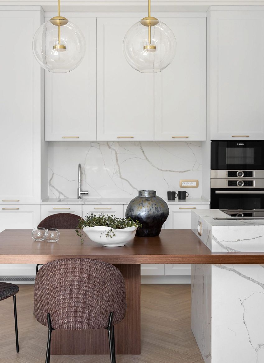 Светлая квартира 58 м² в Москве ЖК «Воробьев дом»