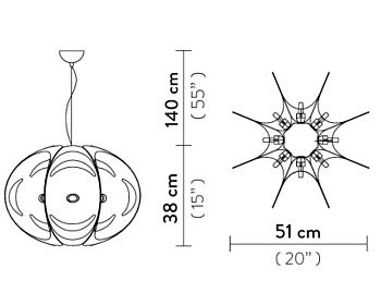 Slamp Светильник ATLANTE ATLSS00FUM01T00000EU