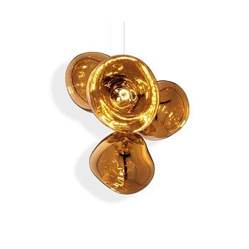 Люстра Melt Led Gold Chandelier Small MES01G(4)+LEDC01GOEU(1)