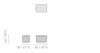 Пуф Grant 450x650x420