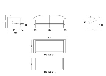 Диван-кровать Carol