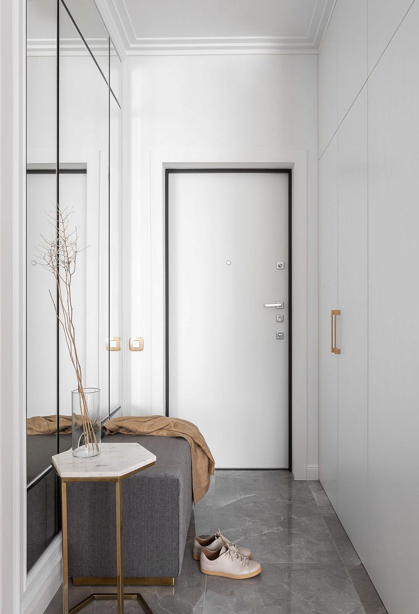 Светлая квартира 58 м² в Москве ЖК «Воробьев дом»