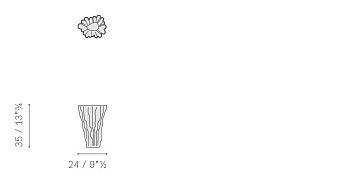 Ваза Marianne 240x240x350