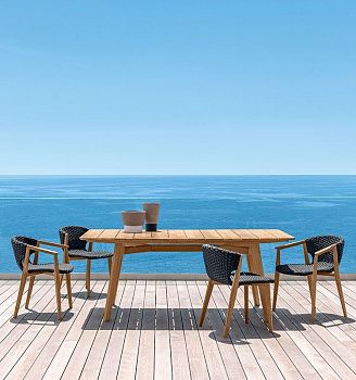 Ethimo Knit уличное обеденное кресло