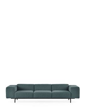 Диван трёхместный Largo Curly (синий) 7160/C4