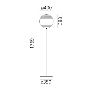 Торшер VITRUVIO F 1262010A