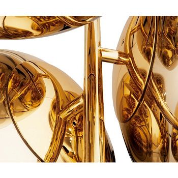 Люстра Melt Led Gold Chandelier Small MES01G(4)+LEDC01GOEU(1)