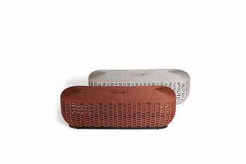 Банкетка уличная Lepli 45x121x37 см