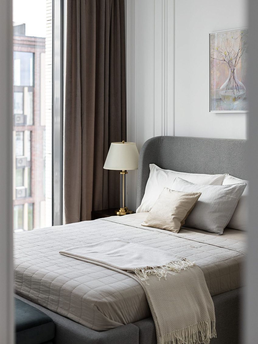 Светлая квартира 58 м² в Москве ЖК «Воробьев дом»