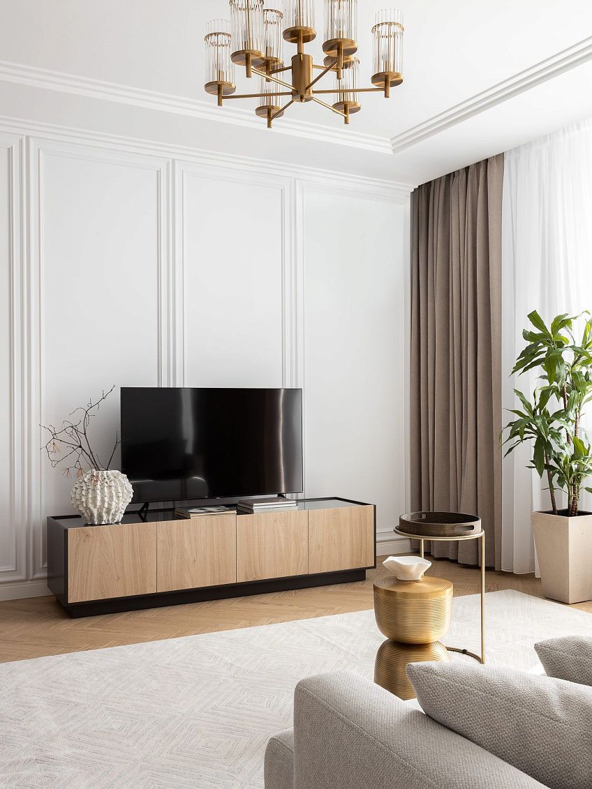 Светлая квартира 58 м² в Москве ЖК «Воробьев дом»