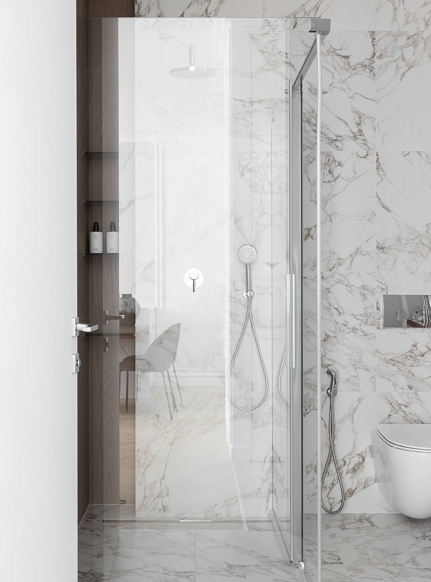 Светлая квартира 58 м² в Москве ЖК «Воробьев дом»