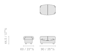 Пуф Parka 600x900x445