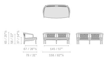Диван уличный The Secret Garden