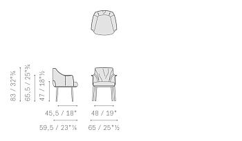 Стул Archibald 595x650x830