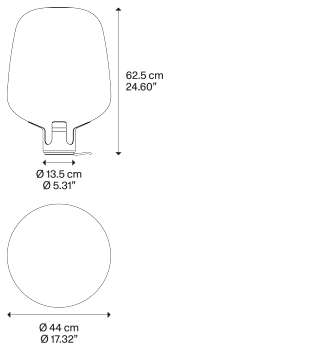 Лампа настольная Flar large