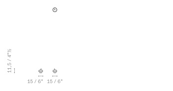 Ваза Ikiperu 150x150x115