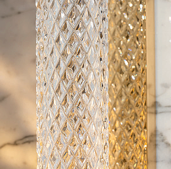 Светильник Ducale Up Flute Rhombus бронза