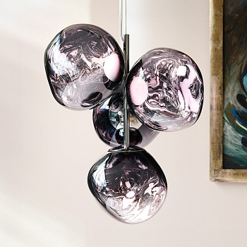 Люстра Melt Led Smoke Chandelier Small MEC01SM-CEUM4