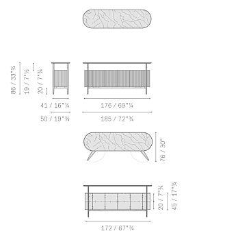 Комод Mi 500x1850x860
